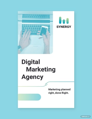 Digital Marketing Company Agency Whatsapp Post Template