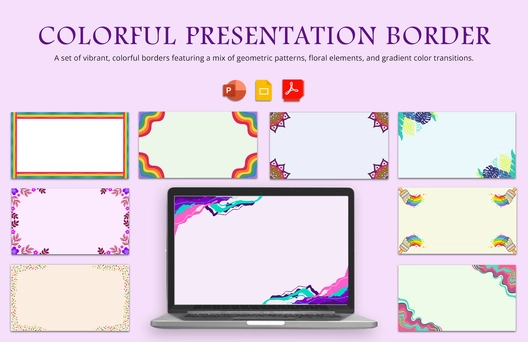 Colorful Presentation Border