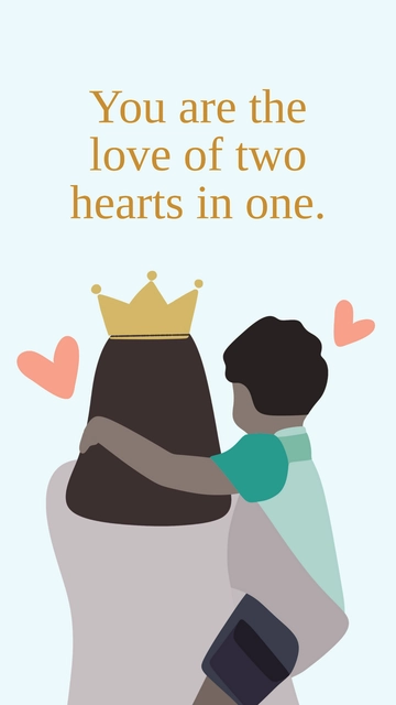 Free Single Mom Mother's Day Quote Template to Edit Online