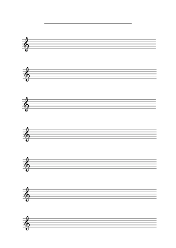 Free White Piano Sheet Notes Template to Edit Online