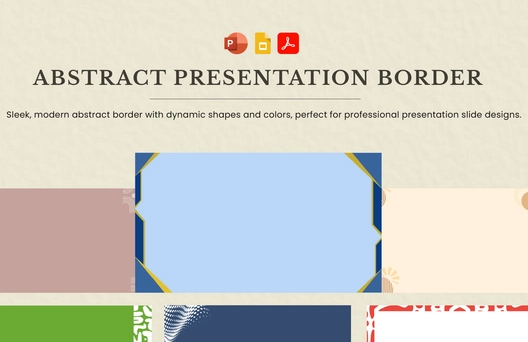 Abstract Presentation Border