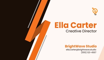 Free Minimalist QR Code Business Card Template to Edit Online