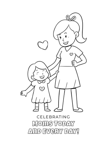 Free Mother's Day Sketch Template to Edit Online