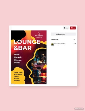 Bar/Lounge Pinterest Pin Template