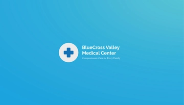 Free Blue Medical Cross Business Card Template to Edit Online