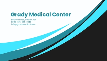 Free Medical Hospital Business Card Template to Edit Online