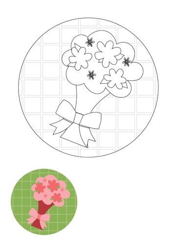 Free Mother's Day Bouquet Coloring Pages from Students Template to Edit Online