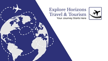 Free Travel & Tourism Business Card Template to Edit Online