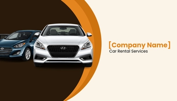 Free Blank Travel Car Rental Business Card Template to Edit Online