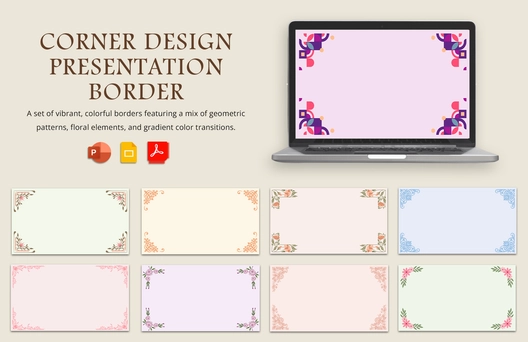 Corner Design Presentation Border