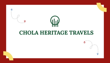 Free Tamil Travel Company Business Card Template to Edit Online