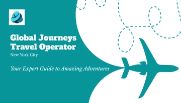 Free Travel Operator Business Card Template to Edit Online