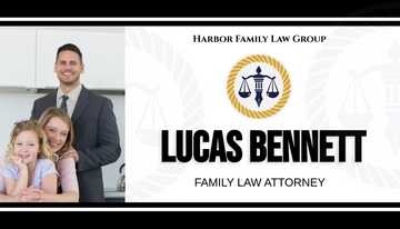 Free White Family Lawyer Business Card Template to Edit Online