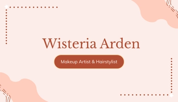 Free Makeup Artist & Hairstylist Business Card Template to Edit Online