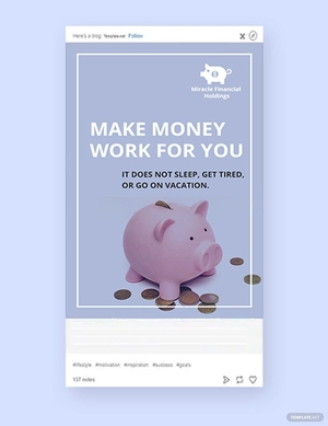 Investment Fund Tumblr Post Template