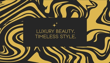 Free Luxury Makeup Artist Business Card Template to Edit Online