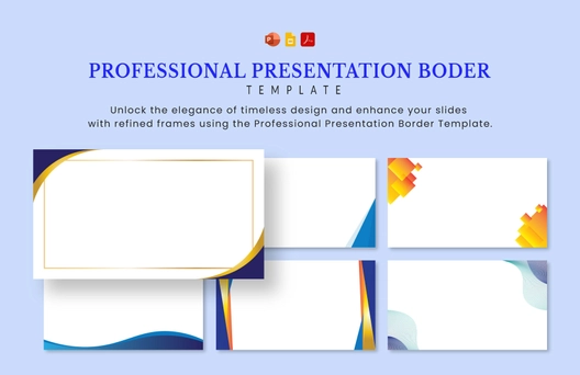Professional Presentation Border