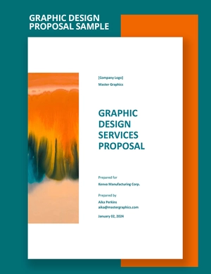 Graphic Design Proposal Sample Template