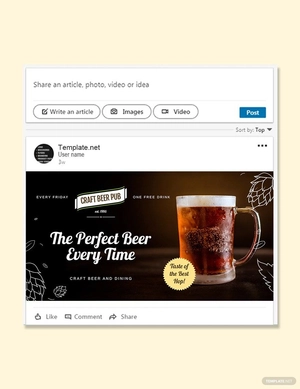 Pub Linkedin Post Template