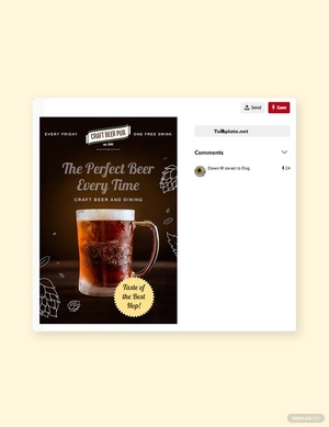 Pub Pinterest Pin Template