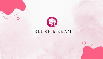 Free Trendy Pink Beauty Business Card Template to Edit Online