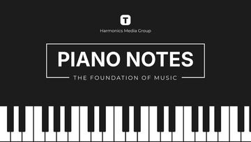 Free Piano Notes Presentation Template to Edit Online