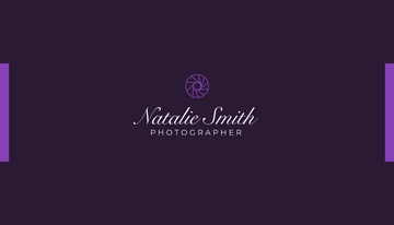 Free Elegant Photography Business Card Template to Edit Online