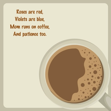 Aesthetic Coffee Mother's Day Meme Template to Download