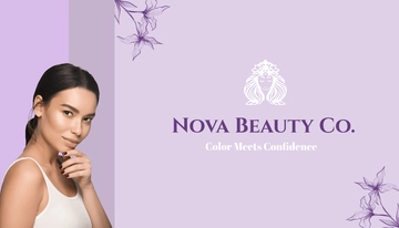 Free Beauty Cosmetics Business Card Template to Edit Online