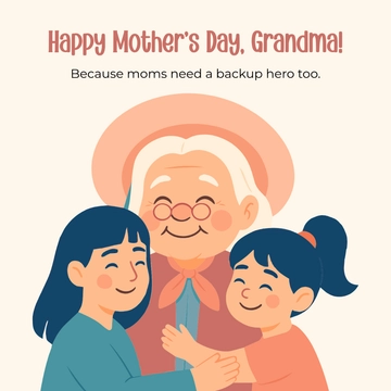 Free Mother's Day Meme for Grandma Template to Edit Online