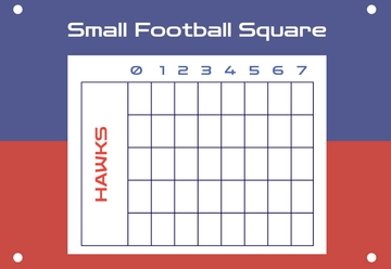 Free Small Football Square Template to Edit Online