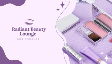 Free Beauty Shop Business Card Template to Edit Online
