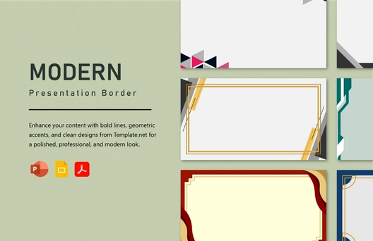 Modern Presentation Border