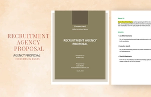 Recruitment Agency Proposal Template