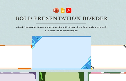 Bold Presentation Border