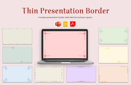 Thin Presentation Border