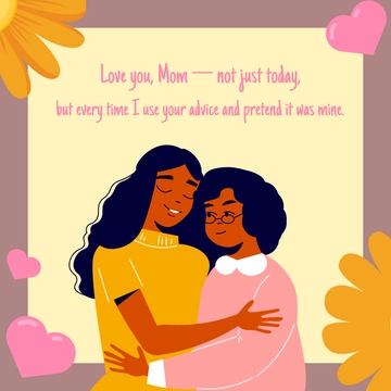 Free Mother's Day Meme Wishes Template to Edit Online