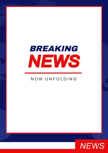 Free Breaking News Border Template to Edit Online