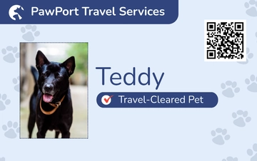 Free Dog ID Card for Travel Template to Edit Online