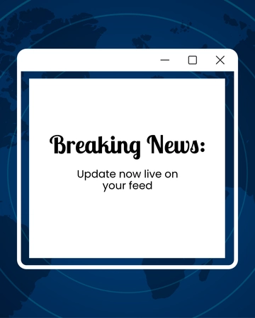 Breaking News Instagram Post Template to Download