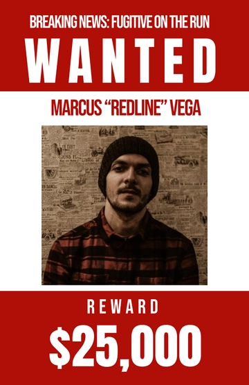Free Breaking News Wanted Template to Edit Online