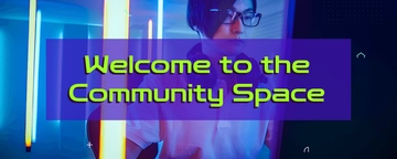 Free Simple Discord Community Banner Template to Edit Online