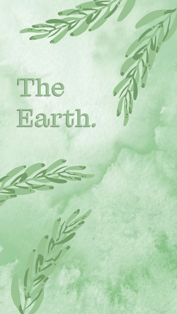 Green Watercolor Mobile Background to Edit Online