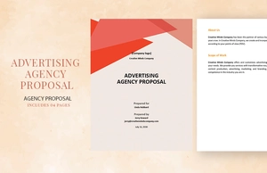 Sample Advertising Agency Proposal Template