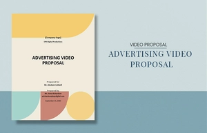 Advertising Agency Proposal to Client Template