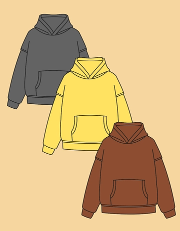 Free Simple Hoodie Apparel Template to Edit Online