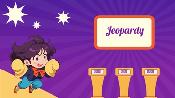 Free Anime Colorful Jeopardy Template to Edit Online