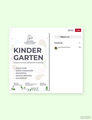 Kindergarten Pinterest Pin Template