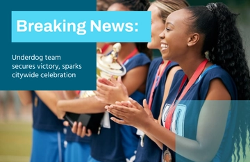 Free Sports Breaking News Template to Edit Online