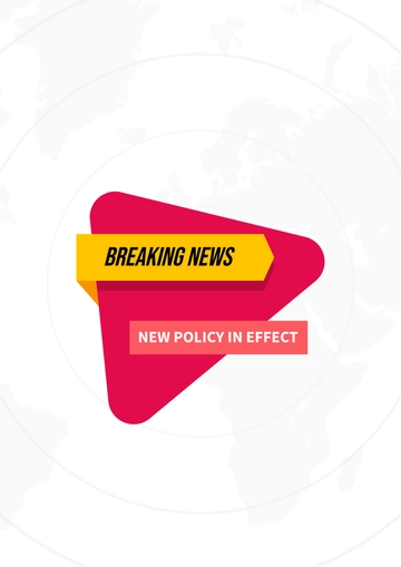 Free Blank Breaking News Template to Edit Online